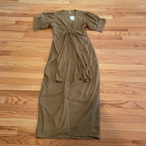 Free People Linen Maxi Dress